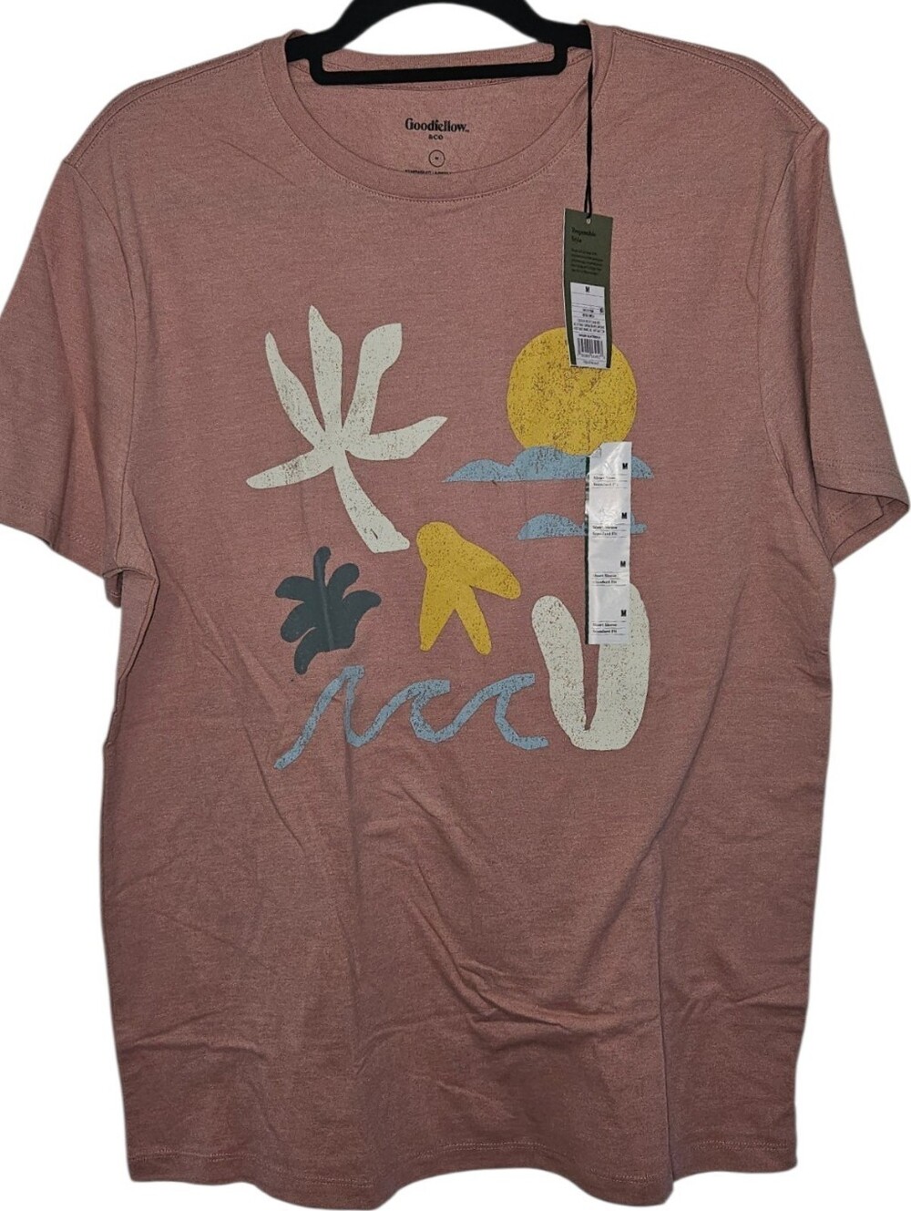Goodfellow & Co Men’s Sunset Beach Graphic T-Shirt Brand New With Tags
